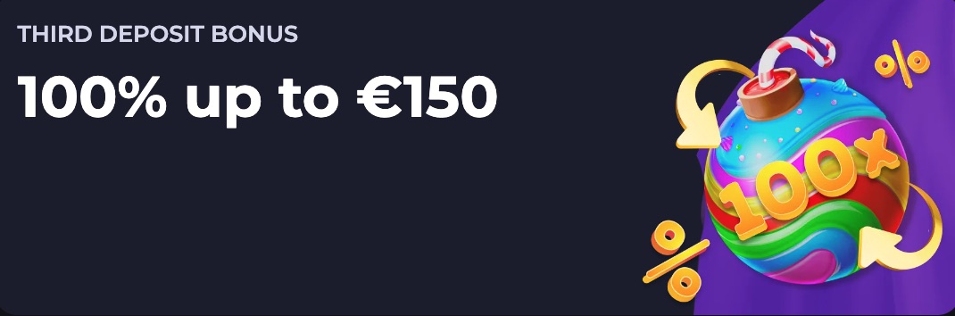BDMbet Dritte Einzahlungsbonus